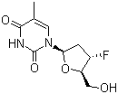 3'-Deoxy-3'-fluorothymidine molecular structure (CAS 25526-93-6)
