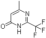 6-Methyl-2-(trifluoromethyl)pyrimidin-4(3H)-one molecular structure (CAS 2557-79-1)