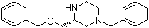 (R)-N4-Benzyl-2-(benzyloxymethyl)piperazine molecular structure (CAS 255723-98-9)