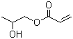 structure of CAS# 25584-83-2, Hydroxypropyl acrylate;Acrylic acid propane-1,2-diol ester