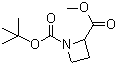 structure of CAS# 255882-72-5, Methyl N-Boc-azetidine-2-carboxylate