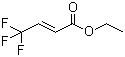 结构式 CAS# 25597-16-4, 4,4,4-三氟巴豆酸乙酯; 4,4,4-三氟-2-丁烯酸乙酯