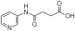 4-Oxo-4-(3-pyridylamino)butyric acid molecular structure (CAS 25604-13-1)