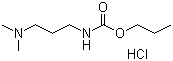 Propamocarb hydrochloride molecular structure (CAS 25606-41-1)