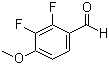 2,3-Difluoro-4-methoxybenzaldehyde molecular structure (CAS 256417-11-5)