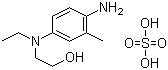 4-(N-Ethyl-N-2-hydroxyethyl)-2-methylphenylenediamine sulfate molecular structure (CAS 25646-77-9)