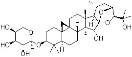 Cimigenol 3-O-alpha-L-arabinopyranoside molecular structure (CAS 256925-92-5)
