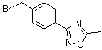 3-[4-(Bromomethyl)phenyl]-5-methyl-1,2,4-oxadiazole molecular structure (CAS 256956-42-0)