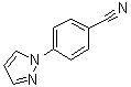结构式 CAS# 25699-83-6, 4-(1H-吡唑-1-基)苯甲腈