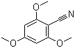 结构式 CAS# 2571-54-2, 2,4,6-三甲氧基苯甲腈; 2,4,6-三甲氧基苯腈; 2,4,6-三甲氧基苄氰