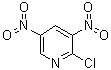 结构式 CAS# 2578-45-2, 3,5-二硝基-2-氯吡啶