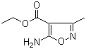 结构式 CAS# 25786-72-5, 5-氨基-3-甲基异恶唑-4-甲酸乙酯