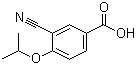 structure of CAS# 258273-31-3, 3-Cyano-4-isopropoxybenzoic acid