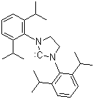 结构式 CAS# 258278-28-3, 1,3-双(2,6-二异丙基苯基)咪唑烷-2-亚基