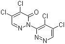 4,4',5,5'-Tetrachloro-[1(6H),3'-bipyridazin]-6-one molecular structure (CAS 258340-49-7)