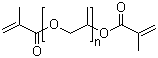 结构式 CAS# 25852-49-7, 聚丙二醇二甲基丙烯酸酯