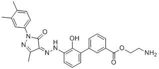 Eltrombopag Olamine impurity 08 molecular structure (CAS 2587607-84-7)