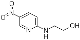 2-[(5-Nitro-2-pyridyl)amino]ethanol molecular structure (CAS 25948-12-3)