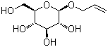 烯丙基-beta-吡喃半乳糖苷分子结构 (CAS 2595-07-5)