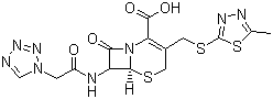 Cefazolin molecular structure (CAS 25953-19-9)