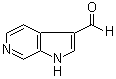 1H-Pyrrolo[2,3-c]pyridine-3-carboxaldehyde molecular structure (CAS 25957-65-7)