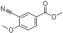 Methyl 3-cyano-4-methoxybenzoate molecular structure (CAS 25978-74-9)