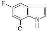 7-Chloro-5-fluoro-1H-indole molecular structure (CAS 259860-01-0)