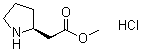 (2S)-2-Pyrrolidineacetic acid methyl ester hydrochloride molecular structure (CAS 259868-83-2)