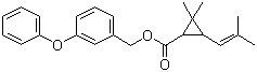 苯醚菊酯分子结构 (CAS 26002-80-2)