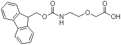 Fmoc-5-氨基-3-氧杂戊酸分子结构 (CAS 260367-12-2)