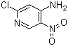 structure of CAS# 2604-39-9, 2-Chloro-5-nitropyridin-4-amine;4-Amino-2-chloro-5-nitropyridine