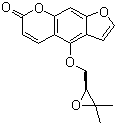 (-)-Oxypeucedanin molecular structure (CAS 26091-73-6)