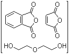 Maleic anhydride-phthalic anhydride-diethylene glycol polymer molecular structure (CAS 26123-45-5)
