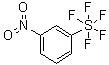 3-(Pentafluorosulfanyl)nitrobenzene molecular structure (CAS 2613-26-5)