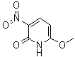 6-Methoxy-3-nitro-1H-pyridin-2-one molecular structure (CAS 26149-11-1)