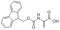 2-(((9H-fluoren-9-yl)methoxy)carbonylamino)acrylic acid molecular structure (CAS 261522-33-2)