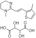 structure of CAS# 26155-31-7, Morantel tartrate;1-Methyl-2-[(E)-2-(3-methylthiophen-2-yl)ethenyl]-5,6-dihydro-4H-pyrimidine 2,3-dihydroxybutanedioic acid salt