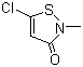 5-Chloro-2-methyl-4-isothiazolin-3-one  molecular structure (CAS 26172-55-4)