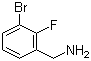 3-Bromo-2-fluorobenzenemethanamine molecular structure (CAS 261723-28-8)