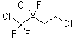 1,2,4-Trichloro-1,1,2-trifluorobutane molecular structure (CAS 261760-97-8)