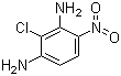 structure of CAS# 261764-92-5, 2-Chloro-4-nitro-1,3-phenylenediamine