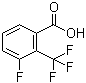 3-氟-2-(三氟甲基)苯甲酸分子结构 (CAS 261951-80-8)