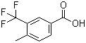 4-Methyl-3-(trifluoromethyl)benzoic acid molecular structure (CAS 261952-01-6)