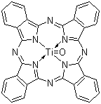 Titanyl phthalocyanine molecular structure (CAS 26201-32-1)