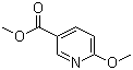 结构式 CAS# 26218-80-4, 6-甲氧基烟酸甲酯; 6-甲氧基吡啶-3-甲酸甲酯