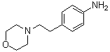结构式 CAS# 262368-47-8, 4-(2-吗啉基乙基)苯胺