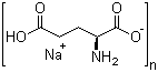 结构式 CAS# 26247-79-0, 聚 L-谷氨酸钠