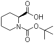 (S)-1-Boc-piperidine-2-carboxylic acid molecular structure (CAS 26250-84-0)
