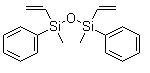 结构式 CAS# 2627-97-6, 1,3-二乙烯基-1,3-二苯基-1,3-二甲基二硅氧烷