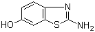 structure of CAS# 26278-79-5, 2-Amino-6-hydroxybenzothiazole;2-Amino-1,3-benzothiazol-6-ol